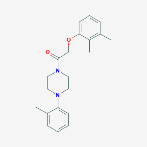 molecular formula C21H26N2O2 B4841633 1-[(2,3-dimethylphenoxy)acetyl]-4-(2-methylphenyl)piperazine 