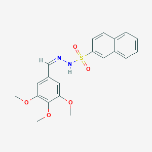 molecular formula C20H20N2O5S B4841710 N'-(3,4,5-trimethoxybenzylidene)-2-naphthalenesulfonohydrazide 
