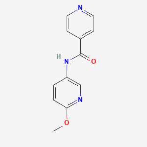 molecular formula C12H11N3O2 B4841975 N-(6-methoxy-3-pyridinyl)isonicotinamide 