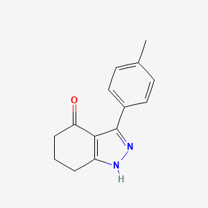 molecular formula C14H14N2O B4842058 3-(4-methylphenyl)-1,5,6,7-tetrahydro-4H-indazol-4-one 