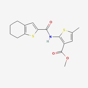 methyl 5-methyl-2-[(4,5,6,7-tetrahydro-1-benzothien-2-ylcarbonyl)amino]-3-thiophenecarboxylate