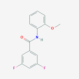 molecular formula C14H11F2NO2 B4842325 3,5-difluoro-N-(2-methoxyphenyl)benzamide 