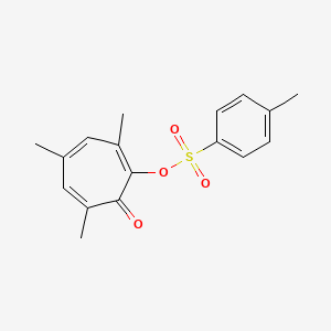 molecular formula C17H18O4S B4842403 2,4,6-trimethyl-7-oxo-1,3,5-cycloheptatrien-1-yl 4-methylbenzenesulfonate 