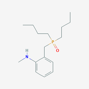 molecular formula C16H28NOP B4842462 2-[(dibutylphosphoryl)methyl]-N-methylaniline 