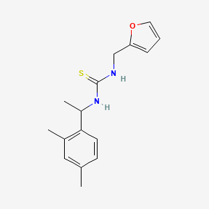 molecular formula C16H20N2OS B4842520 N-[1-(2,4-dimethylphenyl)ethyl]-N'-(2-furylmethyl)thiourea 