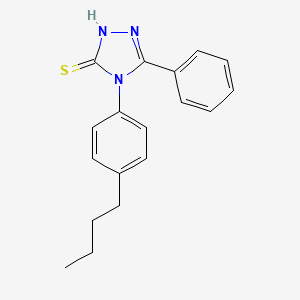 molecular formula C18H19N3S B4842687 4-(4-butylphenyl)-5-phenyl-4H-1,2,4-triazole-3-thiol 