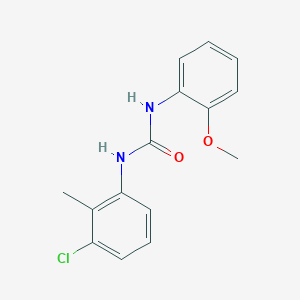 molecular formula C15H15ClN2O2 B4842803 N-(3-chloro-2-methylphenyl)-N'-(2-methoxyphenyl)urea 