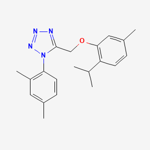 1-(2,4-dimethylphenyl)-5-[(2-isopropyl-5-methylphenoxy)methyl]-1H-tetrazole