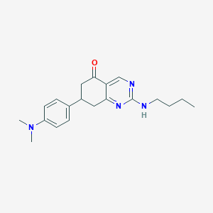 molecular formula C20H26N4O B4842853 2-(butylamino)-7-[4-(dimethylamino)phenyl]-7,8-dihydro-5(6H)-quinazolinone 