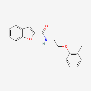 molecular formula C19H19NO3 B4842922 N-[2-(2,6-dimethylphenoxy)ethyl]-1-benzofuran-2-carboxamide 