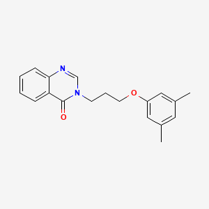 molecular formula C19H20N2O2 B4843008 3-[3-(3,5-dimethylphenoxy)propyl]-4(3H)-quinazolinone 