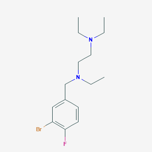 molecular formula C15H24BrFN2 B4843044 (3-bromo-4-fluorobenzyl)[2-(diethylamino)ethyl]ethylamine 