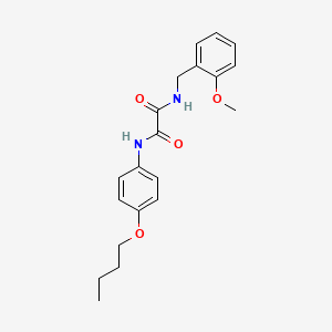 molecular formula C20H24N2O4 B4843112 N-(4-butoxyphenyl)-N'-(2-methoxybenzyl)ethanediamide 