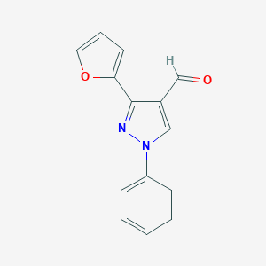 3-(2-furyl)-1-phenyl-1H-pyrazole-4-carbaldehyde