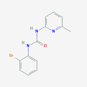 molecular formula C13H12BrN3O B4843251 N-(2-bromophenyl)-N'-(6-methyl-2-pyridinyl)urea 