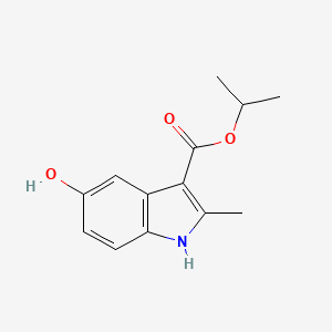 molecular formula C13H15NO3 B4843307 isopropyl 5-hydroxy-2-methyl-1H-indole-3-carboxylate 