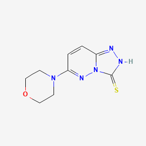 molecular formula C9H11N5OS B4843389 6-(4-morpholinyl)[1,2,4]triazolo[4,3-b]pyridazine-3(2H)-thione 