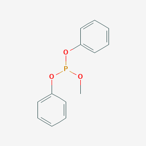 molecular formula C13H13O3P B048435 甲基二苯基膦酸酯 CAS No. 3577-87-5