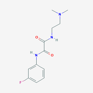 N-[2-(dimethylamino)ethyl]-N'-(3-fluorophenyl)ethanediamide