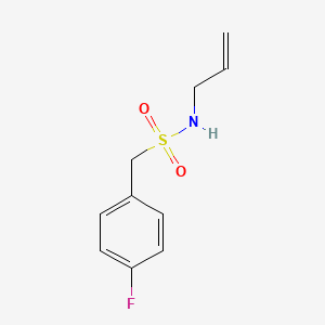 molecular formula C10H12FNO2S B4843658 N-allyl-1-(4-fluorophenyl)methanesulfonamide 