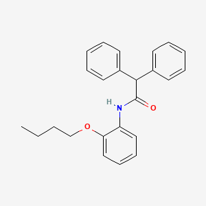 molecular formula C24H25NO2 B4843720 N-(2-butoxyphenyl)-2,2-diphenylacetamide 