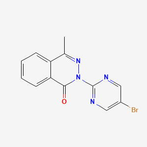 molecular formula C13H9BrN4O B4843735 2-(5-bromo-2-pyrimidinyl)-4-methyl-1(2H)-phthalazinone 
