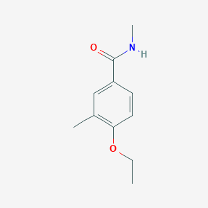molecular formula C11H15NO2 B4843961 4-ethoxy-N,3-dimethylbenzamide 
