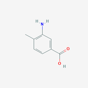 molecular formula C8H9NO2 B048440 3-氨基-4-甲基苯甲酸 CAS No. 2458-12-0