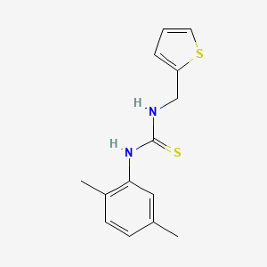 molecular formula C14H16N2S2 B4844320 N-(2,5-dimethylphenyl)-N'-(2-thienylmethyl)thiourea 