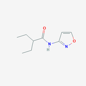 molecular formula C9H14N2O2 B4844417 2-ethyl-N-3-isoxazolylbutanamide 