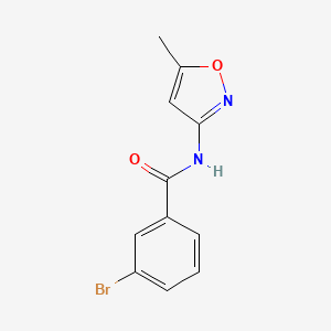 molecular formula C11H9BrN2O2 B4844466 3-bromo-N-(5-methyl-3-isoxazolyl)benzamide 