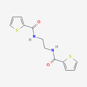 molecular formula C12H12N2O2S2 B4844497 N,N'-1,2-ethanediyldi(2-thiophenecarboxamide) 