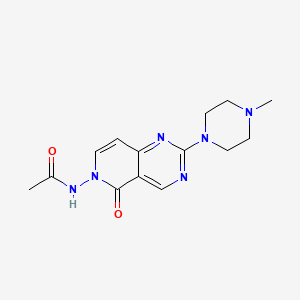 molecular formula C14H18N6O2 B4844511 N-[2-(4-methyl-1-piperazinyl)-5-oxopyrido[4,3-d]pyrimidin-6(5H)-yl]acetamide 