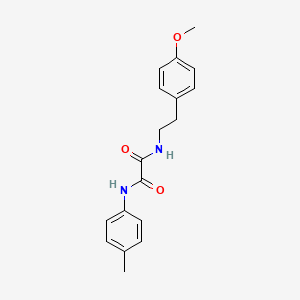 molecular formula C18H20N2O3 B4844743 N-[2-(4-methoxyphenyl)ethyl]-N'-(4-methylphenyl)ethanediamide 