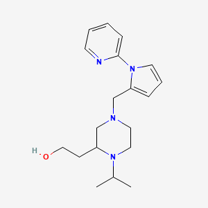 2-(1-isopropyl-4-{[1-(2-pyridinyl)-1H-pyrrol-2-yl]methyl}-2-piperazinyl)ethanol