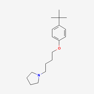 1-[4-(4-tert-butylphenoxy)butyl]pyrrolidine