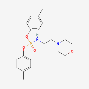molecular formula C20H27N2O4P B4845185 bis(4-methylphenyl) [2-(4-morpholinyl)ethyl]amidophosphate 