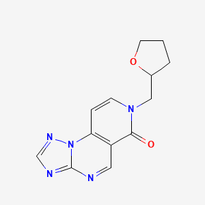 molecular formula C13H13N5O2 B4845219 7-(tetrahydro-2-furanylmethyl)pyrido[3,4-e][1,2,4]triazolo[1,5-a]pyrimidin-6(7H)-one 