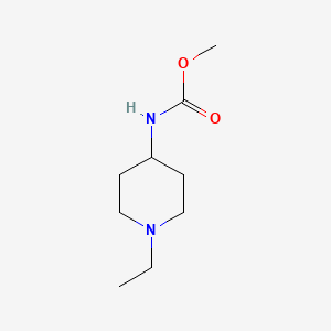 molecular formula C9H18N2O2 B4845500 methyl (1-ethyl-4-piperidinyl)carbamate 