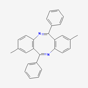 molecular formula C28H22N2 B4845575 2,8-dimethyl-6,12-diphenyldibenzo[b,f][1,5]diazocine 