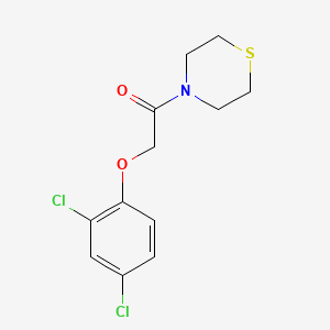 molecular formula C12H13Cl2NO2S B4845659 4-[(2,4-dichlorophenoxy)acetyl]thiomorpholine 