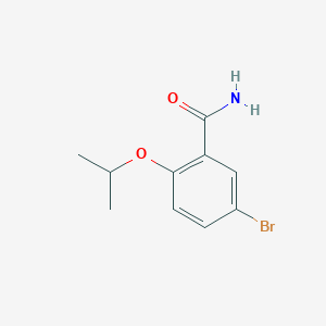 molecular formula C10H12BrNO2 B4845705 5-bromo-2-isopropoxybenzamide 