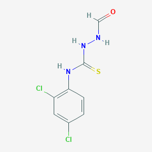 molecular formula C8H7Cl2N3OS B4845865 N-(2,4-dichlorophenyl)-2-formylhydrazinecarbothioamide 