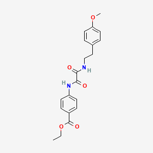 ethyl 4-{[{[2-(4-methoxyphenyl)ethyl]amino}(oxo)acetyl]amino}benzoate