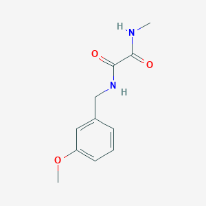 molecular formula C11H14N2O3 B4846541 N-(3-methoxybenzyl)-N'-methylethanediamide 