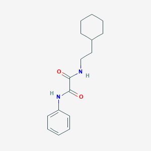 molecular formula C16H22N2O2 B4846613 N-(2-cyclohexylethyl)-N'-phenylethanediamide 