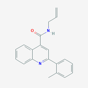 molecular formula C20H18N2O B4846909 N-allyl-2-(2-methylphenyl)-4-quinolinecarboxamide 