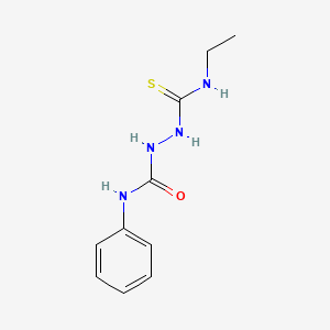 molecular formula C10H14N4OS B4847231 2-[(ethylamino)carbonothioyl]-N-phenylhydrazinecarboxamide 