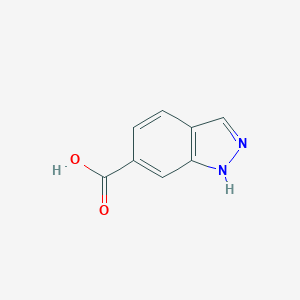molecular formula C8H6N2O2 B048474 1H-吲唑-6-甲酸 CAS No. 704-91-6