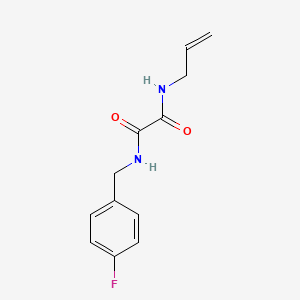 molecular formula C12H13FN2O2 B4847404 N-allyl-N'-(4-fluorobenzyl)ethanediamide 